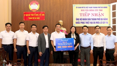 500 juta VND diberikan untuk membantu masyarakat yang terkena dampak bencana alam