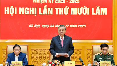 Генеральный секретарь То Лам, секретарь Центрального военного совета, председательствовал на 15-й конференции Центрального военного совета.