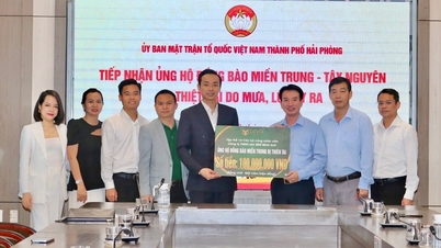 Recebemos quase 1,4 bilhão de VND a mais para apoiar as pessoas nas regiões Central e das Terras Altas Centrais.