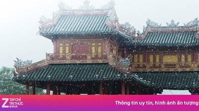 Η σκηνή «χιονόπτωσης» προκαλεί πυρετό στην Αυτοκρατορική Ακρόπολη του Χουέ