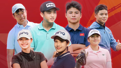 Sieben Mitglieder des vietnamesischen Golfteams nehmen an den 33. Südostasienspielen teil.