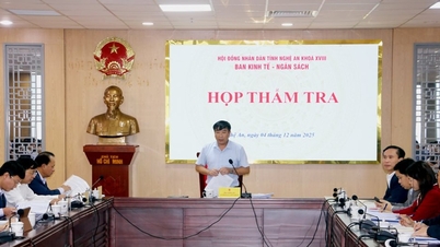 اقتصادی - بجٹ کمیٹی، Nghe ایک صوبائی عوامی کونسل اقتصادی شعبوں سے متعلق مسودہ قراردادوں کا جائزہ لے رہی ہے