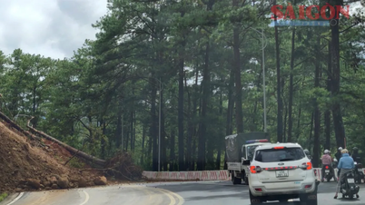 Prenn Pass mengalami tanah longsor yang parah, sehingga semua lalu lintas dilarang