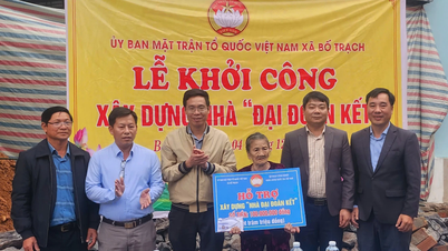 Xã Bố Trạch: Khởi công nhà 'Đại đoàn kết' cho hoàn cảnh khó khăn