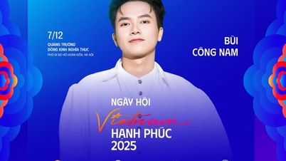 บุย กง นัม มอบเสียงเพลงอันอบอุ่นในงาน Vietnam Happy Fest 2025
