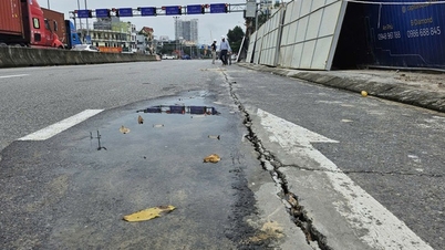 ดานัง: การประเมินสาเหตุและเสนอแนวทางแก้ไขเพื่อรับมือกับหลุมยุบบนพื้นผิวถนน