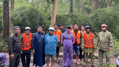 لام دونگ: نجات ۶ نفر از اعضای تیم نقشه‌برداری که به دلیل سیل در جنگل گرفتار شده بودند