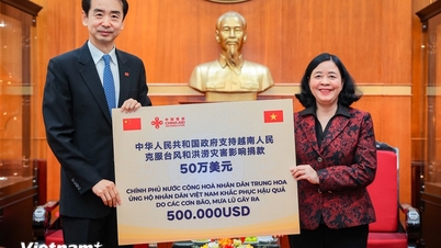 Recibió 500.000 dólares estadounidenses en ayuda por inundaciones del gobierno chino