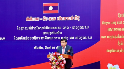 Inauguration and handover of Laos-Vietnam Friendship Hospital in Houaphanh province