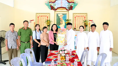 Komune Dai Hai menyelenggarakan kunjungan dan memberi ucapan selamat kepada lembaga keagamaan Cao Dai pada kesempatan upacara peresmian tahun 2025.