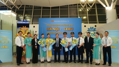 वियतनाम एयरलाइंस ने हनोई-सेबू के बीच पहली सीधी उड़ान शुरू की