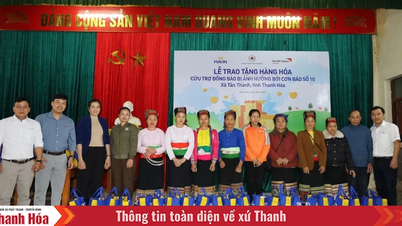 Darování humanitární pomoci lidem postiženým bouří č. 10