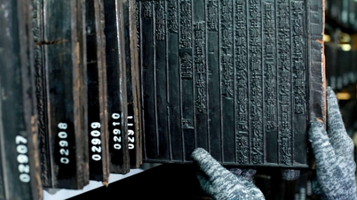 নগুয়েন রাজবংশের কাঠের ব্লক নথির মূল্য প্রচার করা