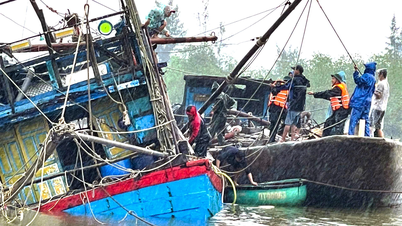 Οι συνοριοφύλακες διέσωσαν αμέσως ένα αλιευτικό σκάφος που κινδύνευε στο Nam Cua Viet.