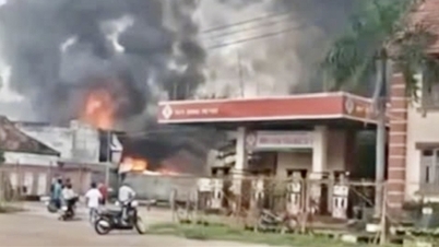 समय रहते एक गैस स्टेशन पर लगी भीषण आग को रोका गया