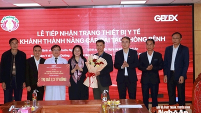 حصل مستشفى Nghe An للأورام على حزمة رعاية للمعدات الطبية بقيمة تزيد عن 1.5 مليار دونج