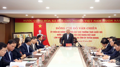 Wakil Ketua Tetap Majelis Nasional Do Van Chien bekerja di provinsi Tuyen Quang