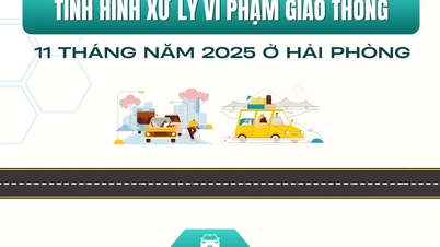 Hai Phong: Mais de 99.000 infrações de trânsito foram registradas em 11 meses.