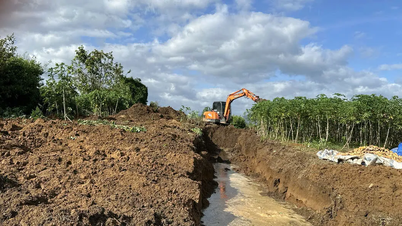 Gia Lai: Penggalian parit drainase membantu warga mengatasi banjir lebih cepat