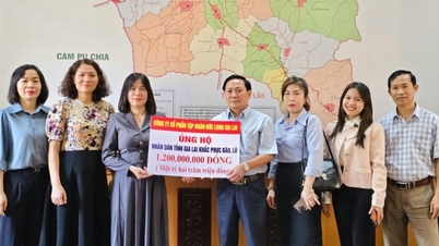 Duc Long Gia Lai mendukung 1,2 miliar VND untuk membantu daerah mengatasi dampak badai dan banjir.