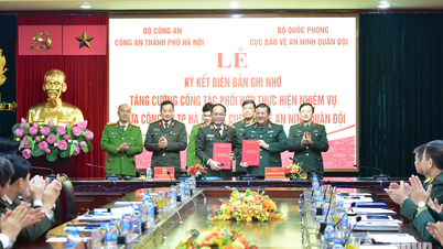 Jabatan Keselamatan Tentera dan Polis Bandaraya Hanoi memperkukuh koordinasi untuk melindungi ibu negara.