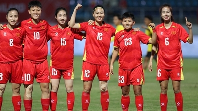 ทีมหญิงเวียดนามเริ่มต้นซีเกมส์ครั้งที่ 33 ด้วยชัยชนะ "7 ดาว"