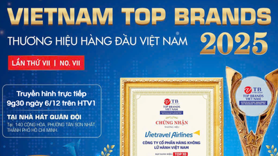 HTV1 retransmet en direct la cérémonie d'annonce des meilleures marques vietnamiennes de 2025.