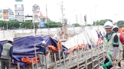 Le quartier d'An Hai recommande aux habitants de surveiller leurs maisons et d'éviter les zones à risque d'affaissement.