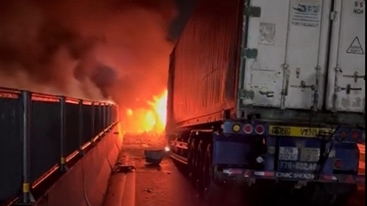 Auf der Autobahn Van Phong – Nha Trang gerieten nacheinander drei Lastwagen in Brand.