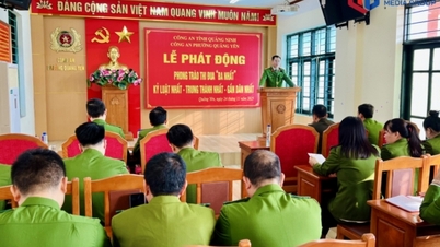 "Tre enere"-bevegelsen ved Quang Yen Ward politistasjon