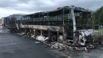 Tai nạn liên hoàn trên cao tốc Vân Phong - Nha Trang, 3 xe bốc cháy