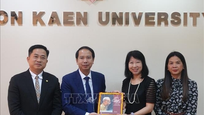 Mempromosikan kerja sama antara Universitas Khon Kaen (Thailand) dan lembaga pendidikan Vietnam
