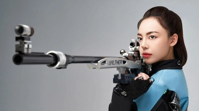 33ویں SEA گیمز میں فرسٹ لیفٹیننٹ کے عہدے کے ساتھ ویتنامی خاتون شوٹر کی خوبصورتی