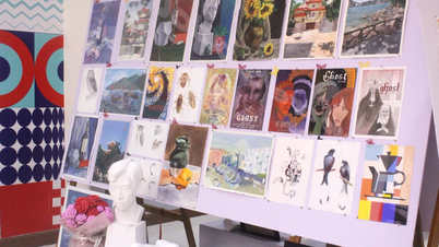 Ton Duc Thang Universitys filial i Khanh Hoa organiserar konstutställningen "Ny energi"