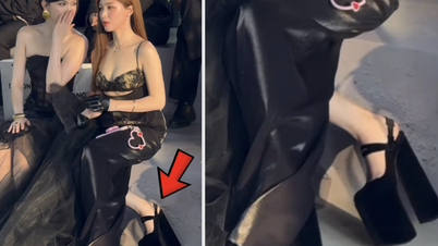 تتنافس هوا مينزي في مسابقة الجمال مع نغوك ترينه، لكن ما يلفت انتباه المعجبين هو تفصيل آخر.