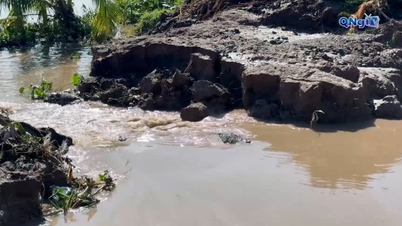 Khắc phục kịp thời sạt lở cồn Thanh Long, Vĩnh Long