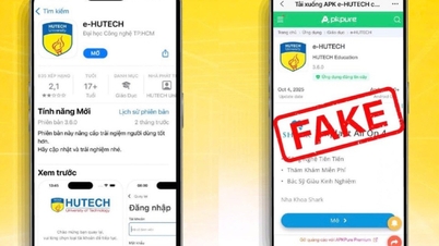 A university warns about a fake application impersonating the school's name containing malware.