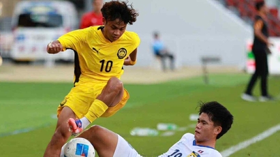 U22 Malaysia - U22 Lào (hiệp 2) 1-1: Haykal trừng phạt sai lầm của hàng thủ Lào