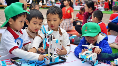 ホアバン幼稚園のSTEMロボットフェスティバル