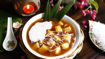 Camilan sore musim dingin di Hanoi