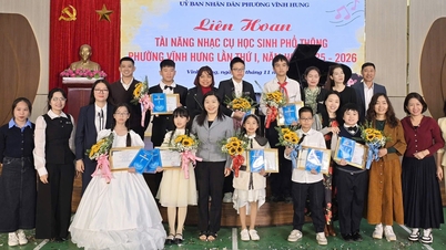 เขตวินห์ฮุงค้นหาพรสวรรค์ทางดนตรีในหมู่นักเรียนมัธยมปลายเป็นครั้งแรก