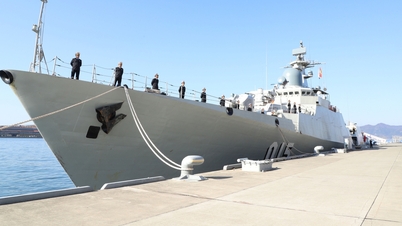 미사일 호위함 015 Tran Hung Dao, 구레항에 입항, 일본 방문 시작