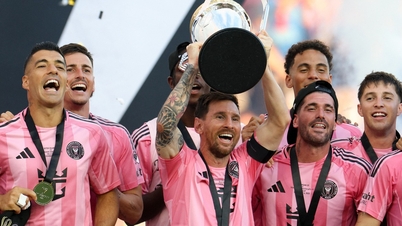 میسی کی حیرت انگیز معاونت نے انٹر میامی کو پہلی بار ایم ایل ایس کپ جیتنے میں مدد کی۔