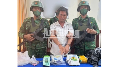 จับคาหนังคาเขาขนยาเสพติดกว่า 4 กก. จ.อานยาง