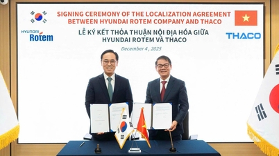 THACO ลงนามข้อตกลงกับ Hyundai Rotem เพื่อพัฒนาอุตสาหกรรมรถไฟ