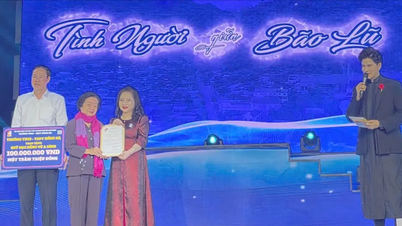 Ein Schulmusikabend brachte fast 900 Millionen VND zur Unterstützung der Menschen in den von Überschwemmungen betroffenen Gebieten ein.