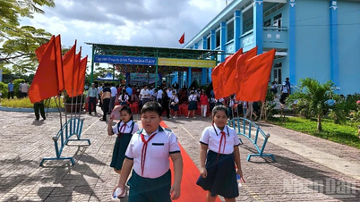Ninh Binh apoia uma escola com dezenas de bilhões de dongs na área costeira de Ca Mau.