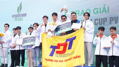 स्काई विजन टीम - टोन डुक थांग विश्वविद्यालय ने 2025 यूएवी नवाचार प्रतियोगिता में प्रथम पुरस्कार जीता