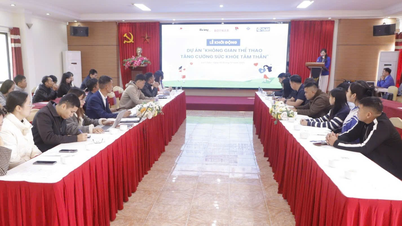 "मानसिक स्वास्थ्य को बढ़ाने के लिए खेल स्थान" परियोजना का शुभारंभ समारोह