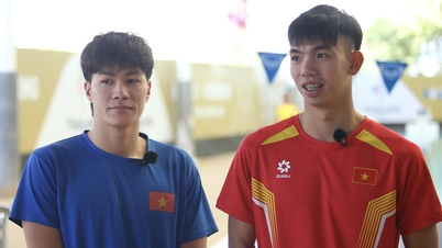 Zwemmers Huy Hoang en Hung Nguyen onthullen 'vreemde' zwembadstructuur op SEA Games, vastbesloten om gouden medaille te winnen